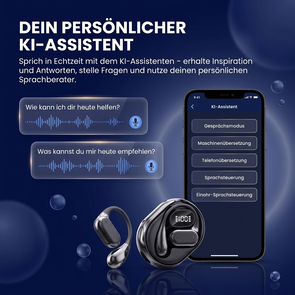KI Übersetzungs-Kopfhörer
